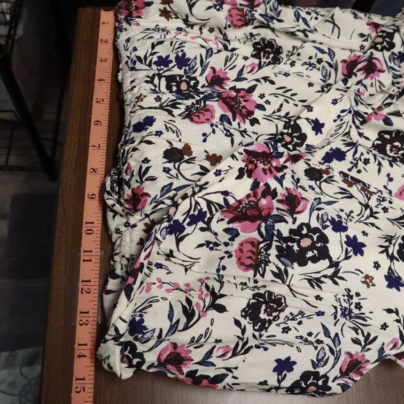 B.O.G Collective Wrap Dress Womens M Ivory Romantic Boho Garden Party Feminine - Picture 12 of 16